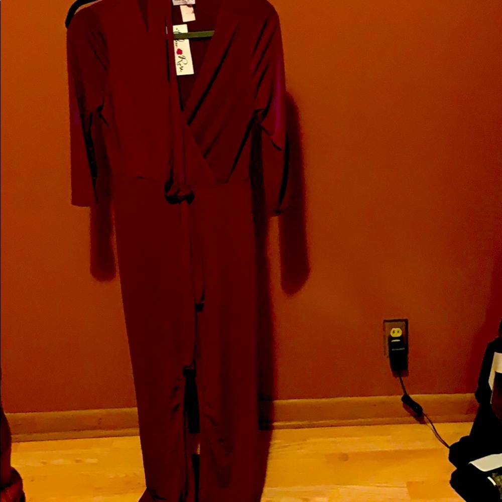 Polyester blend jumpsuit
